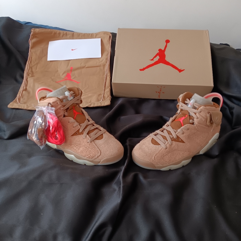 JORDAN 6 RETRO SP Jordan×Travis Scott~British Khacki